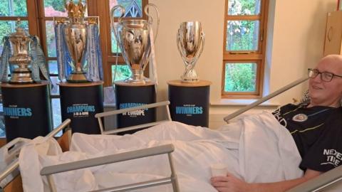 Mark Whittaker and trophies