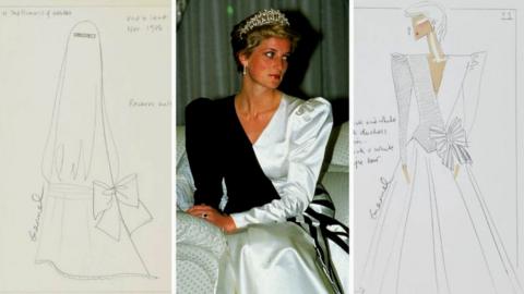 Princess Diana and dress designs