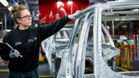 Car inspector at Jaguar Land Rover