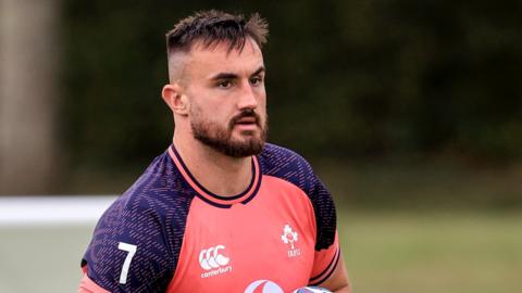 Ireland hooker Ronan Kelleher pictured in training