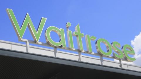 Waitrose sign