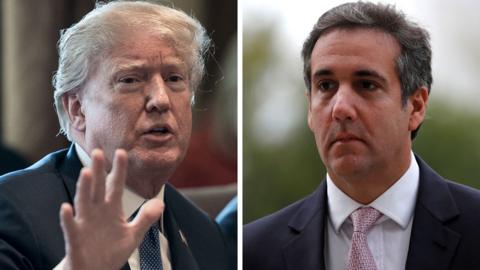 Donald Trump and Michael Cohen