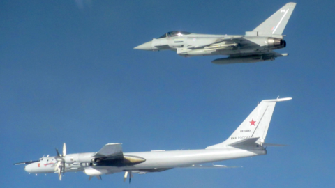 RAF and Russian aircraft