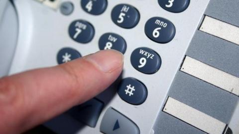 Telephone keypad