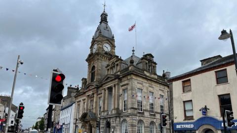 Kendal Town Hall in Kendal, Cumbria