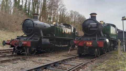 Two steam engines