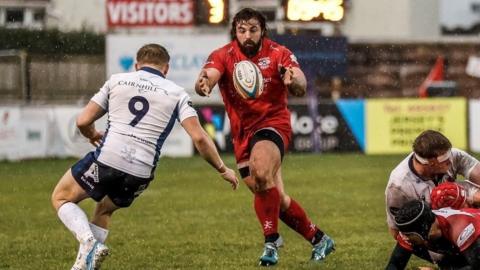 Alec Clarey in action for Jersey Reds