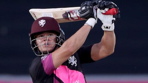 Somerset opener Will Smeed hit five sixes against Essex