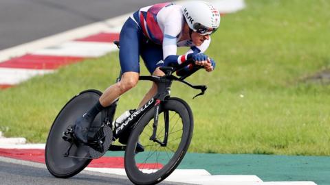 Great Britain's Geraint Thomas in action