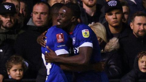 Freddie Ladapo scored Ipswich second goal