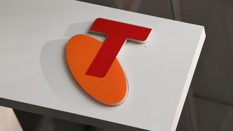 Telstra logo in Australia