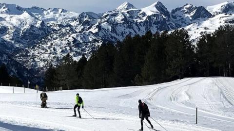 The holidays are starting and French skiers are adapting to cross-country skiing because of coronavirus restrictions