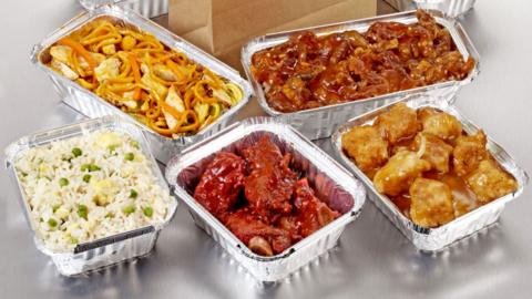 Chinese takeaway dishes