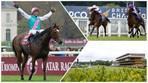 Frankie Dettori and Enable will bid for an Arc treble at Longchamp