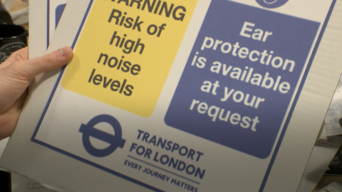 tube noise signs