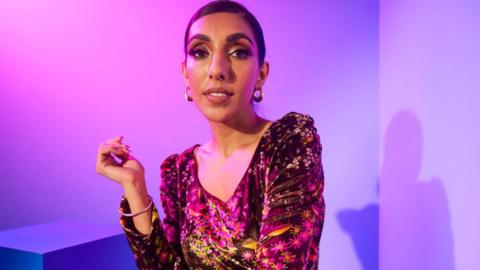 Rupi Kaur visits The IMDb Portrait Studio at Acura Festival Village on Location at Sundance 2023 on January 22, 2023 in Park City, Utah.