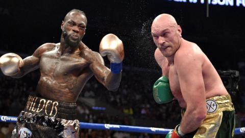 Deontay Wilder and Tyson Fury