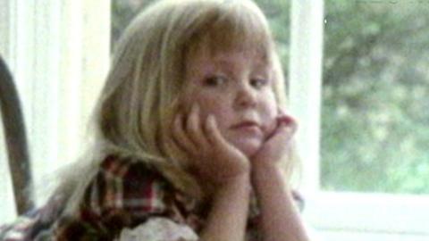 Lucy Hawking as a child