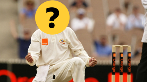 Photo of a former Australia bowler with his face hidden