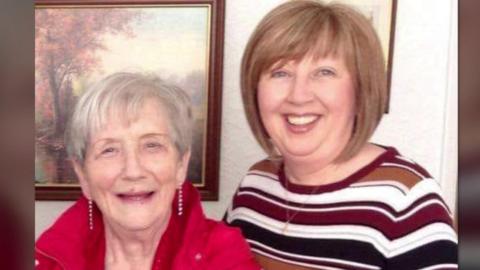 Ruth Burke (left) and her mother Brenda