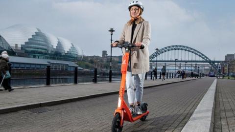 Neuron e scooter in Newcastle