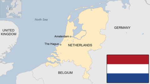 Map of the Netherlands