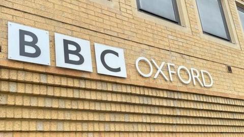 BBC Oxford sign