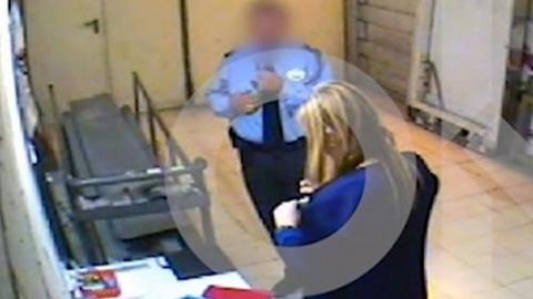 Video shows Cristina Cifuentes with supermarket security guard