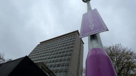 Emergency help point in Plymouth