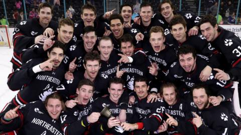 The Northeastern Huskies won the last Friendship Four in Belfast in 2019