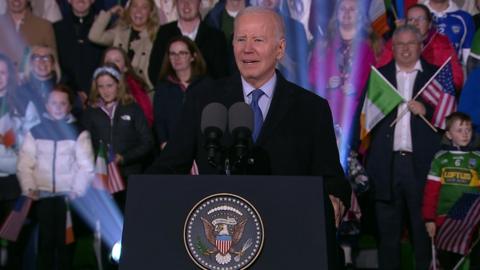 Joe Biden in Ballina