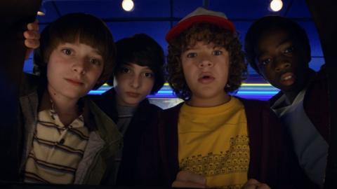 The cast of Stranger Things