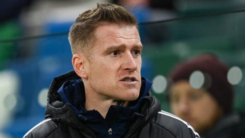 Steven Davis pictured at Northern Ireland's Euro qualifier against Denmark last year