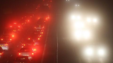 Cars on a motorway