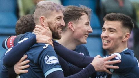 Raith Rovers celebrate