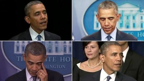 President Obama makes speeches after nine separate mass shootings