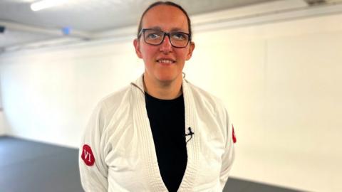 Collette Kerr won gold at British Open Adaptive and Visually Impaired Judo Championships in Wales