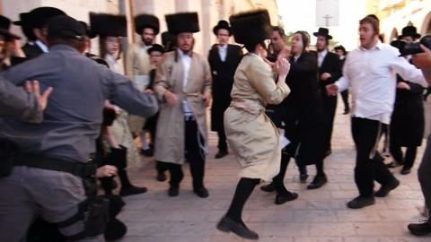 Ultra-orthodox Jewish protests against Eurovision