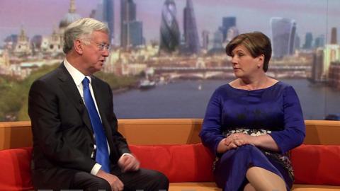 Emily Thornberry and Michael Fallon