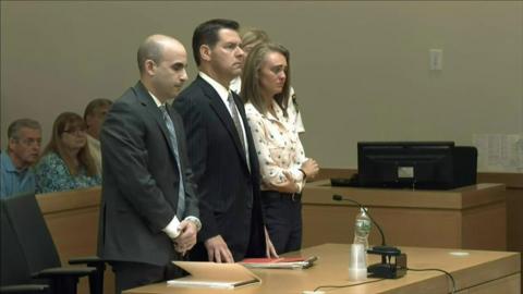 Michelle Carter with her legal team.