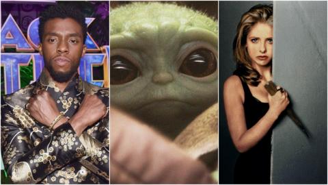 Chadwick Boseman, Yoda and Sarah Michelle Gellar