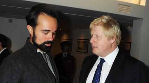 Evgeny Lebedev and Boris Johnson in 2009