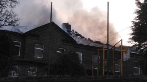 Bradford school building fire