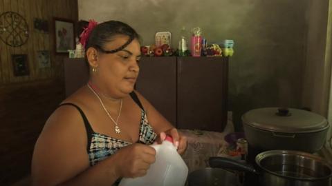 Jennifer in her kitchen