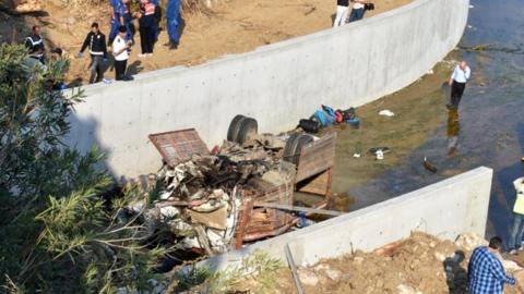 Road crash in Turkey