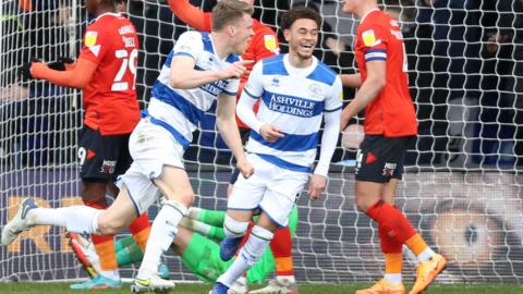 Rob Dickie celebrates his late winner