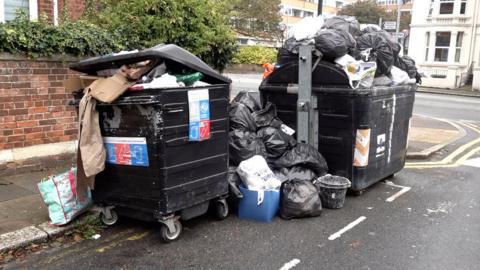 Brighton dumpsters