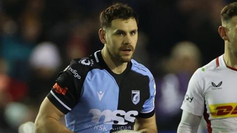 Tomos Williams in action for Cardiff Rugby