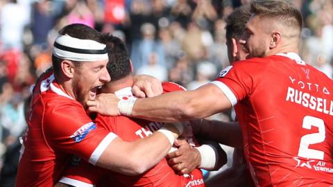 Toronto Wolfpack celebrate