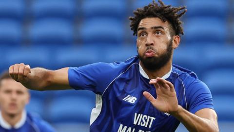 Kion Etete in action for Cardiff City